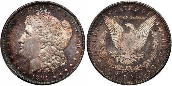 1 Доллар США (1776 - ) Серебро 