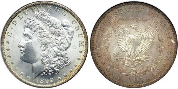 1 Доллар США (1776 - ) Серебро 