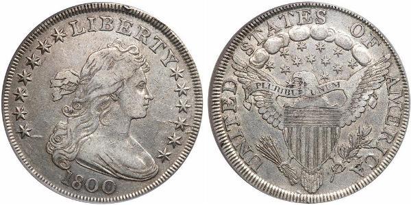 1 Доллар США (1776 - ) Серебро Anne Willing Bingham (1764-1801)