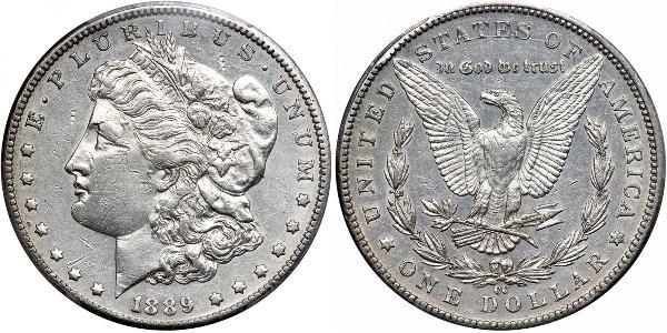 1 Доллар США (1776 - ) Серебро 