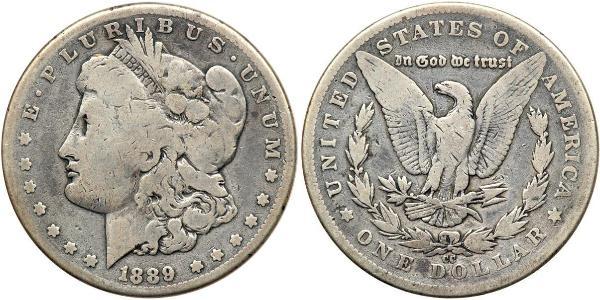 1 Доллар США (1776 - ) Серебро 