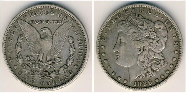 1 Доллар США (1776 - ) Серебро 