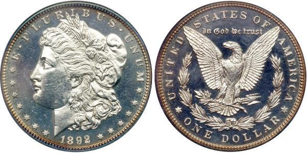 1 Доллар США (1776 - ) Серебро 