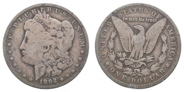 1 Доллар США (1776 - ) Серебро 