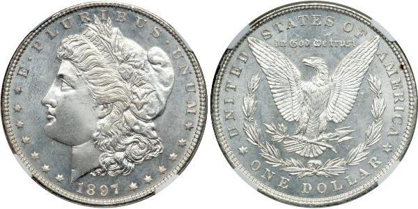 1 Доллар США (1776 - ) Серебро 
