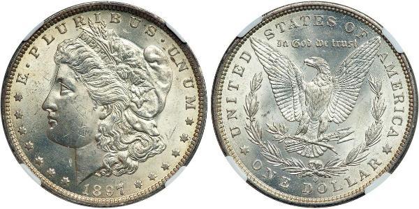 1 Доллар США (1776 - ) Серебро 