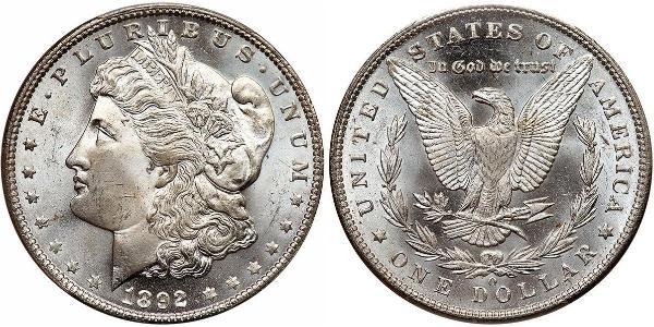1 Доллар США (1776 - ) Серебро 