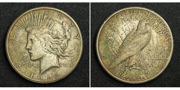 1 Доллар США (1776 - ) Серебро 