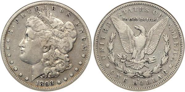 1 Доллар США (1776 - ) Серебро 