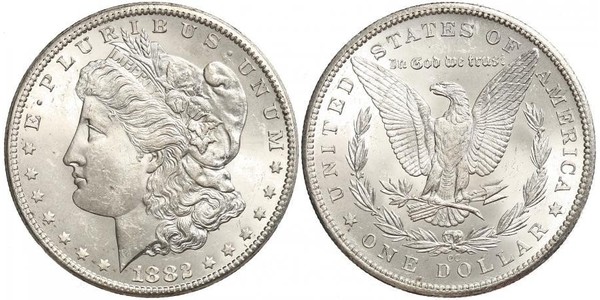1 Доллар США (1776 - ) Серебро 