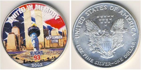 1 Доллар США (1776 - ) Серебро 