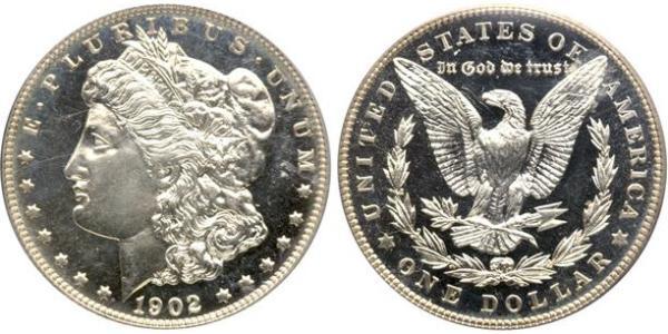 1 Доллар США (1776 - ) Серебро 