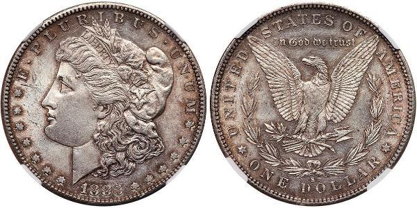 1 Доллар США (1776 - ) Серебро 