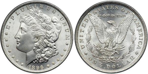 1 Доллар США (1776 - ) Серебро 