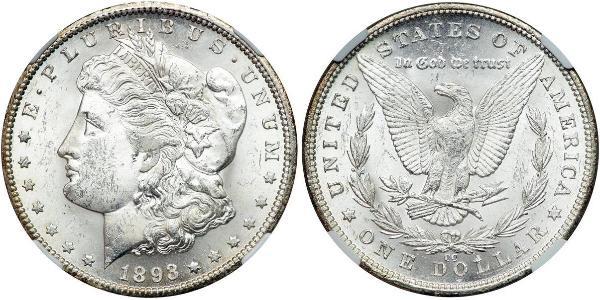1 Доллар США (1776 - ) Серебро 