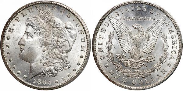 1 Доллар США (1776 - ) Серебро 