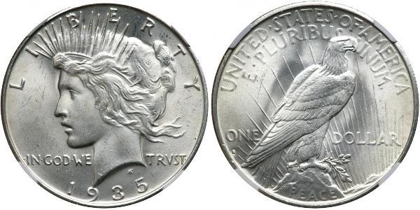 1 Доллар США (1776 - ) Серебро 