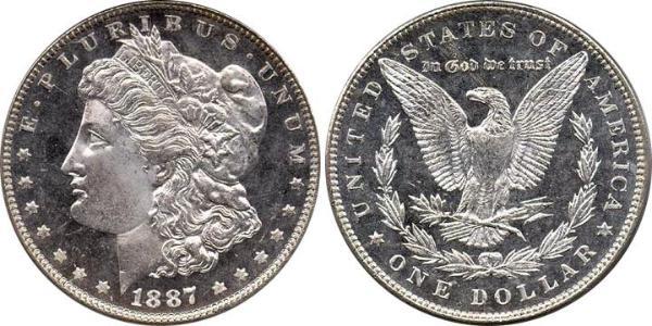 1 Доллар США (1776 - ) Серебро 
