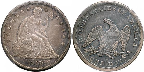 1 Доллар США (1776 - ) Серебро 