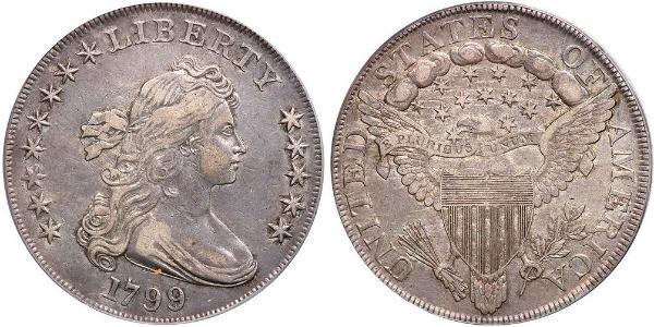 1 Доллар США (1776 - ) Серебро Anne Willing Bingham (1764-1801)
