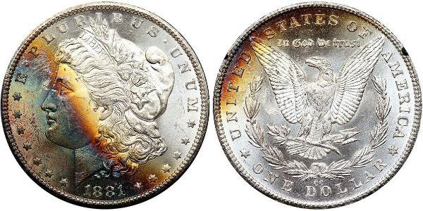1 Доллар США (1776 - ) Серебро 