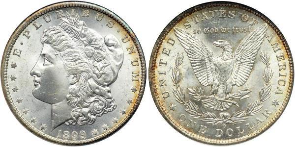 1 Доллар США (1776 - ) Серебро 