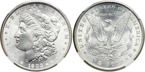 1 Доллар США (1776 - ) Серебро 