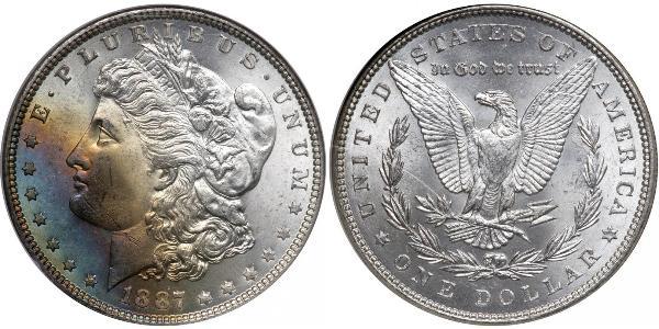1 Доллар США (1776 - ) Серебро 