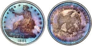 1 Доллар США (1776 - ) Серебро/Медь 