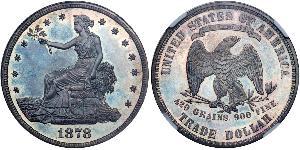 1 Доллар США (1776 - ) Серебро/Медь 