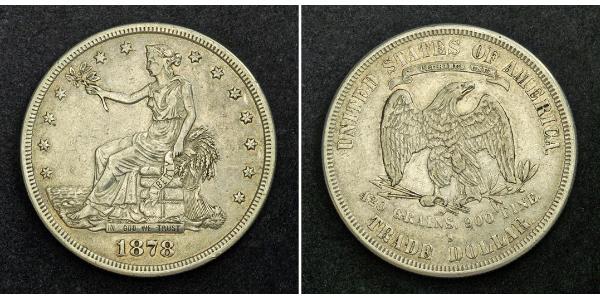 1 Доллар США (1776 - ) Серебро/Медь 