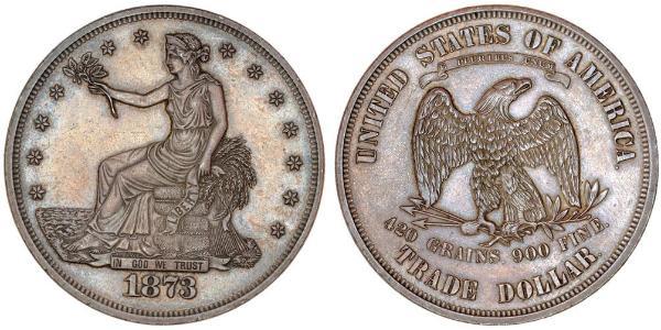 1 Доллар США (1776 - ) Серебро/Медь 