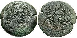 1 Драхма Римська імперія (27BC-395) Бронза Антоній Пій  (86-161)