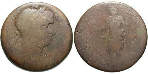 1 Драхма Римська імперія (27BC-395) Бронза Траян (53-117)