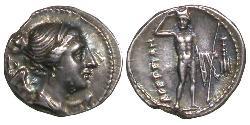 1 Драхма Древняя Греция (1100BC-330) Серебро 