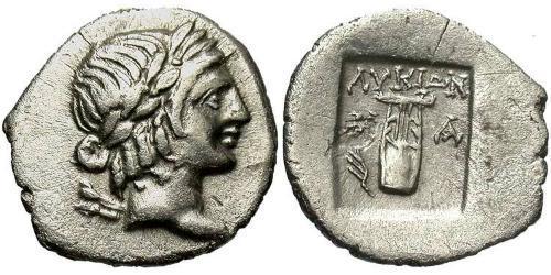 1 Драхма Древняя Греция (1100BC-330) Серебро 