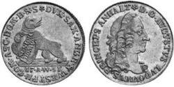 1 Дукат Principality of Anhalt-Köthen (1603 -1853) Золото Augustus Louis, Prince of Anhalt-Köthen (1697 – 1755)