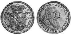 1 Дукат Principality of Anhalt-Zerbst (1544 - 1796) Золото John Louis II, Prince of Anhalt-Zerbst (1688 – 1746)