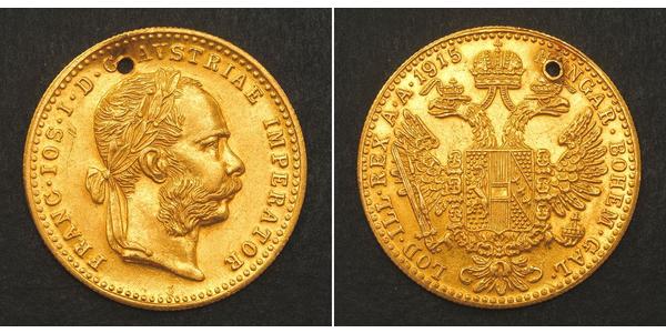 1 Дукат Австро-Угорщина (1867-1918) Золото Франц Иосиф I (1830 - 1916)