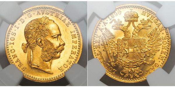 1 Дукат Австро-Угорщина (1867-1918) Золото Франц Иосиф I (1830 - 1916)