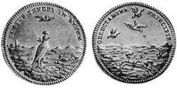 1 Дукат Ансбах (1398–1792) Золото Charles William Frederick, Margrave of Brandenburg-Ansbach (1712 – 1757)
