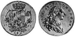 1 Дукат Ансбах (княжество) (1398–1792) Золото Charles Alexander, Margrave of Brandenburg-Ansbach (1736 – 1806)