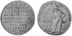1 Дукат Ансбах (княжество) (1398–1792) Золото Charles Alexander, Margrave of Brandenburg-Ansbach (1736 – 1806)