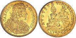 1 Дукат Аугсбург (1276 - 1803) Золото Карл VI император Св. Римской империи (1685-1740)