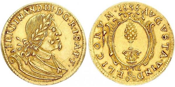 1 Дукат Аугсбург (1276 - 1803) Золото Ferdinand III, Holy Roman Emperor (1608-1657)