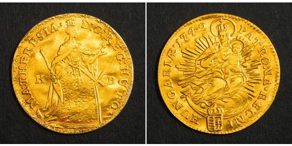1 Дукат Венгрия Золото Maria Theresa of Austria (1717 - 1780)
