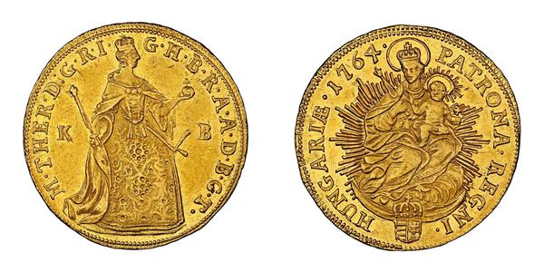 1 Дукат Венгрия Золото Maria Theresa of Austria (1717 - 1780)