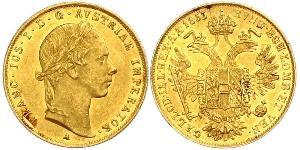 1 Дукат Габсбургская империя (1526-1804) Золото Франц Иосиф I (1830 - 1916)