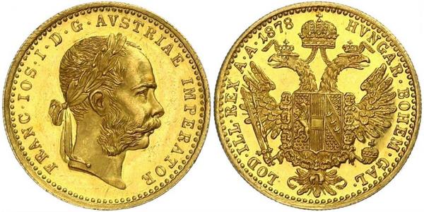 1 Дукат Габсбургская империя (1526-1804) Золото Франц Иосиф I (1830 - 1916)
