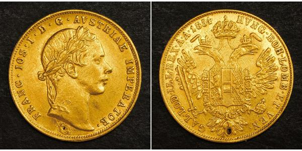1 Дукат Габсбургская империя (1526-1804) Золото Франц Иосиф I (1830 - 1916)